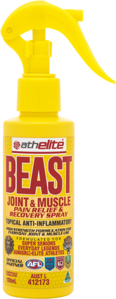 Athelite Beast Joint & Muscle Pain Relief & Recovery Spray 100mL
